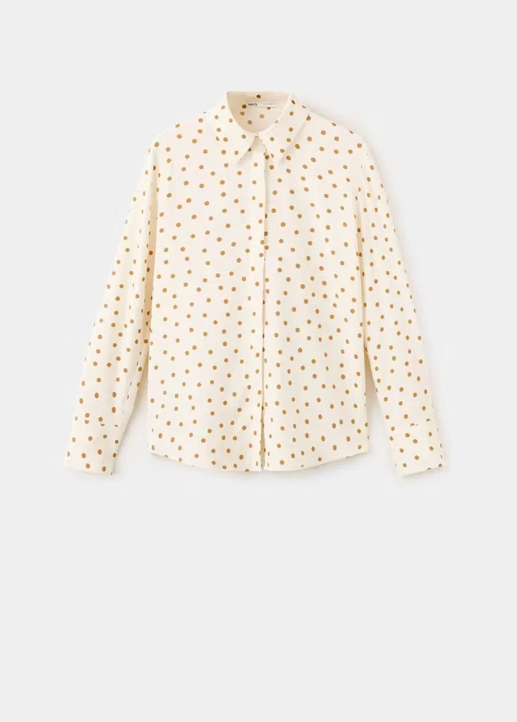 Mango Hemdblusen  beige