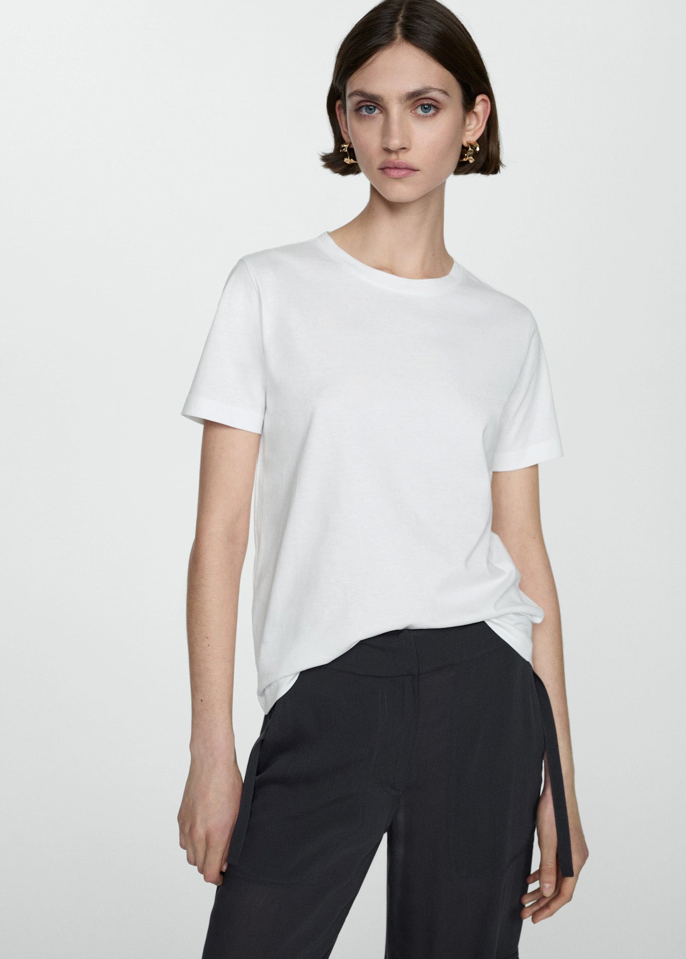 Mango T-Shirts  weiß