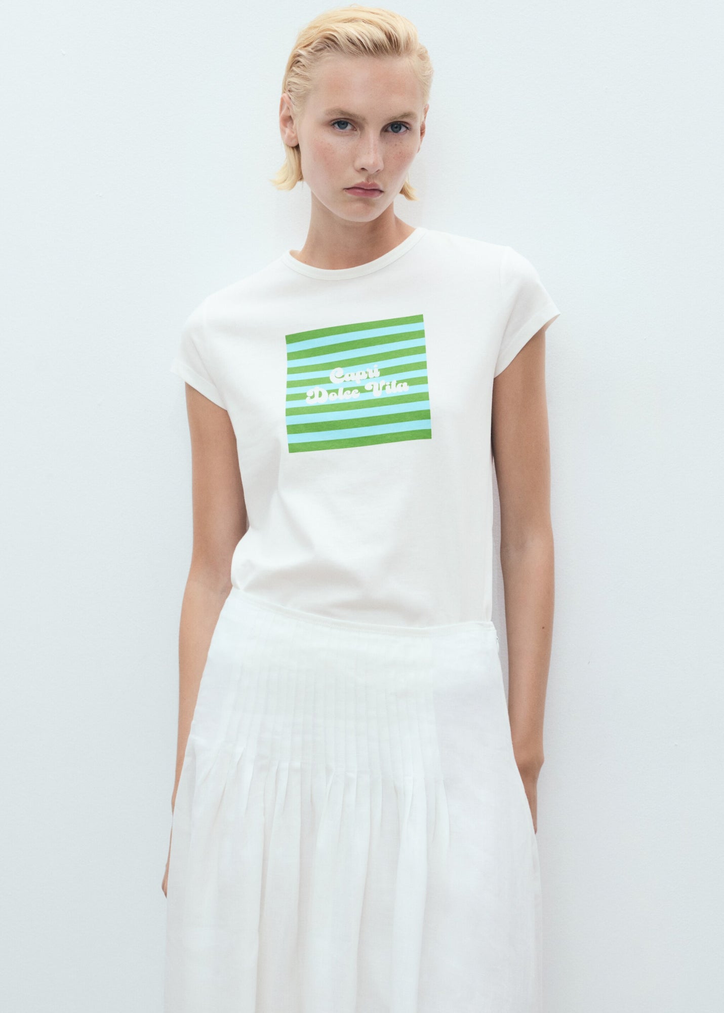 Mango T-Shirts  weiß