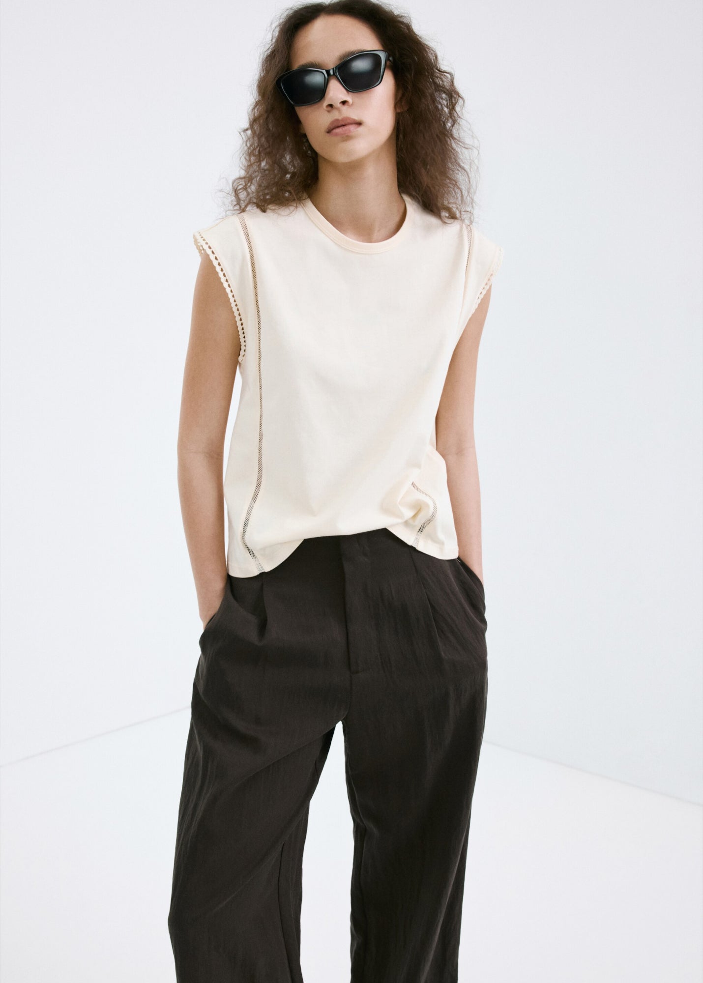 Mango T-Shirts  ecru