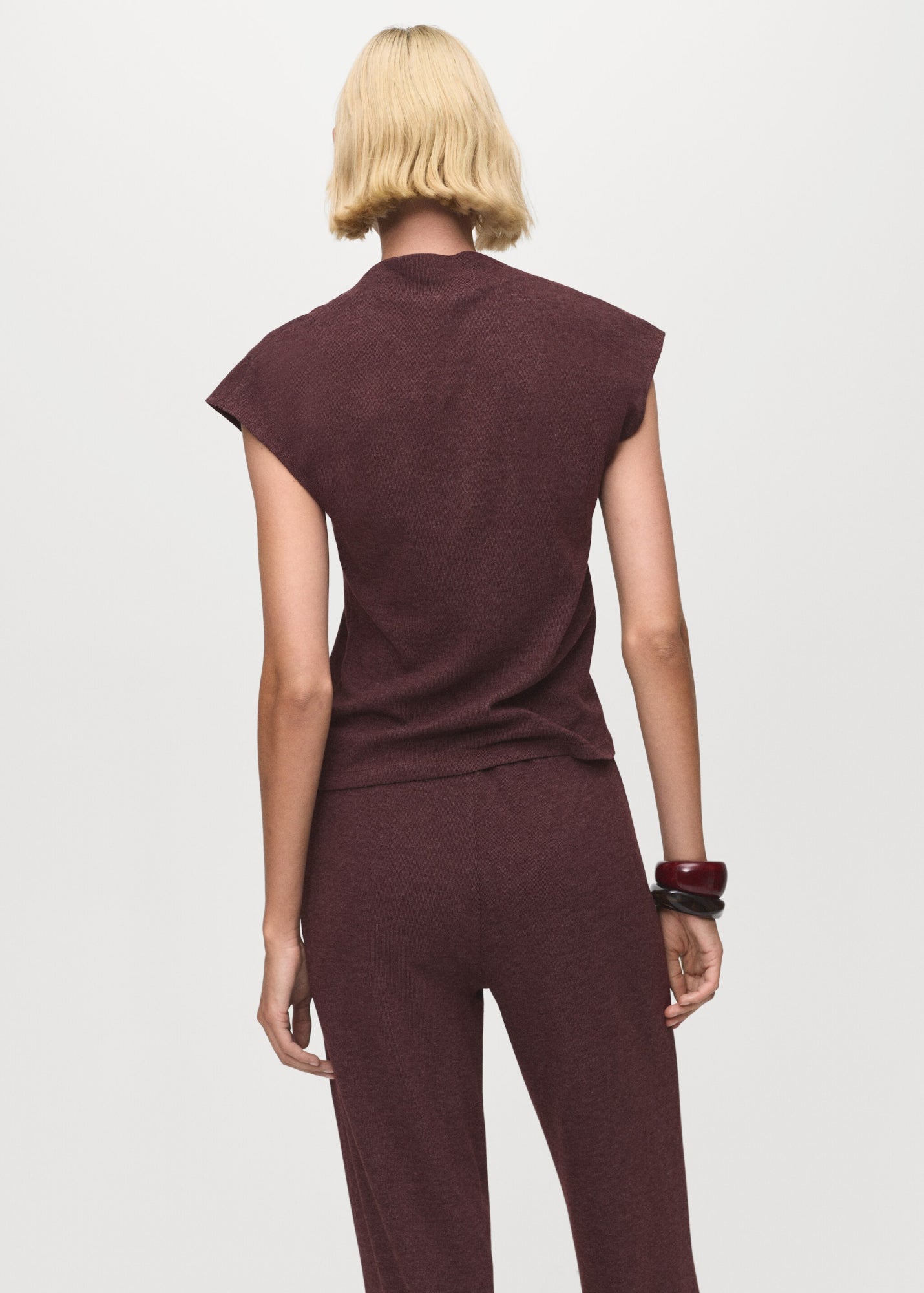 Mango T-Shirts  bordeaux