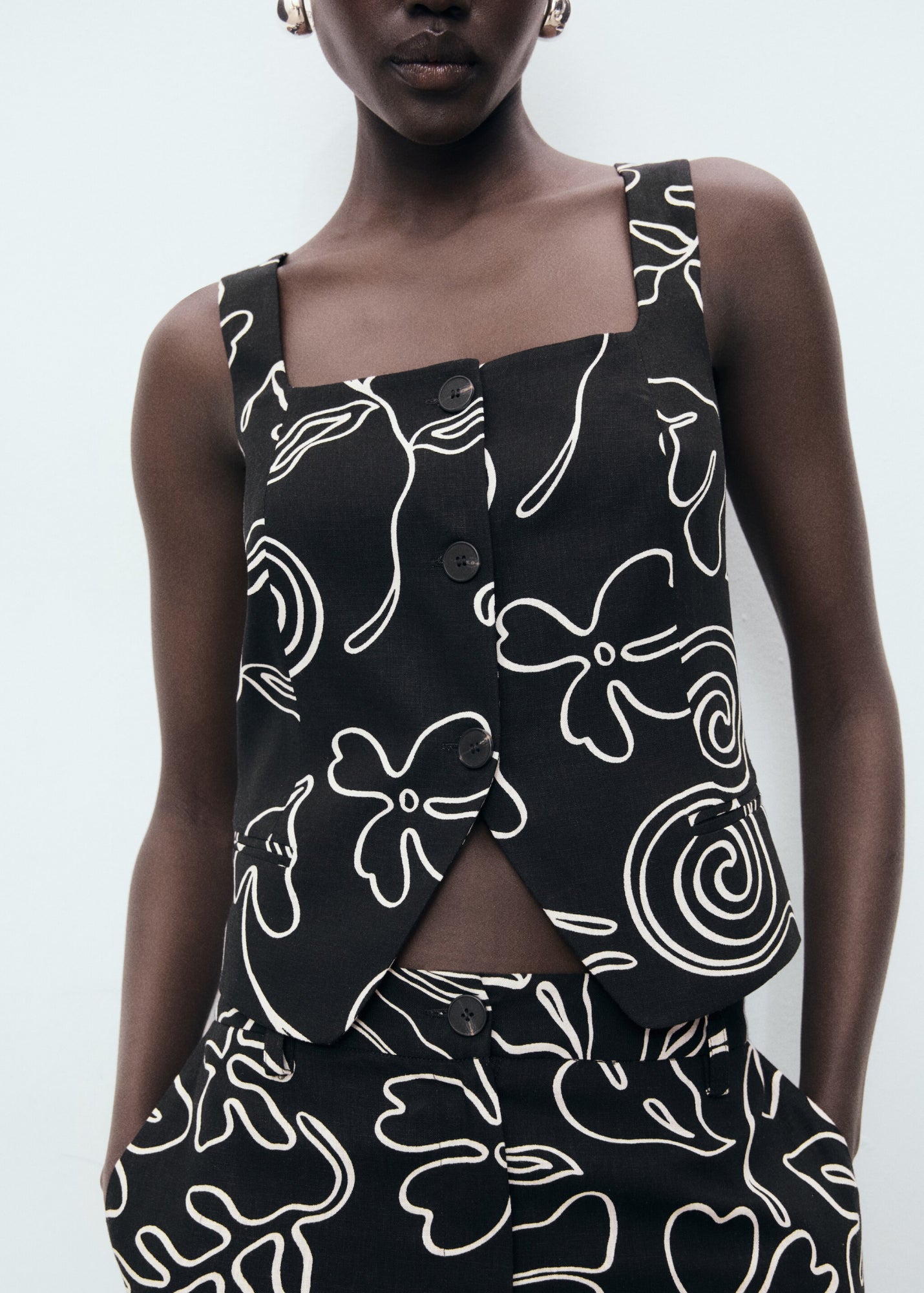 Mango Tops  schwarz