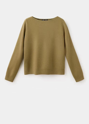 XEMENEIA Feinstrickpullover mit Bateau-Ausschnitt