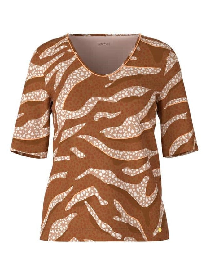 Marc Cain T-Shirts  braun