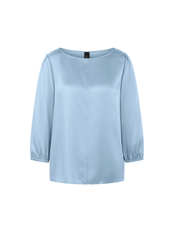 Seidenbluse in A-Linie