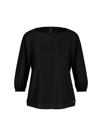Seidenbluse in A-Linie