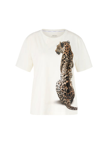 T-Shirt mit Leoparden Druck