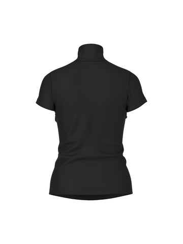 T-Shirt mit Mock-Neck
