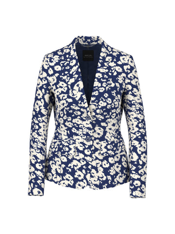 Taillierter Blazer mit Print