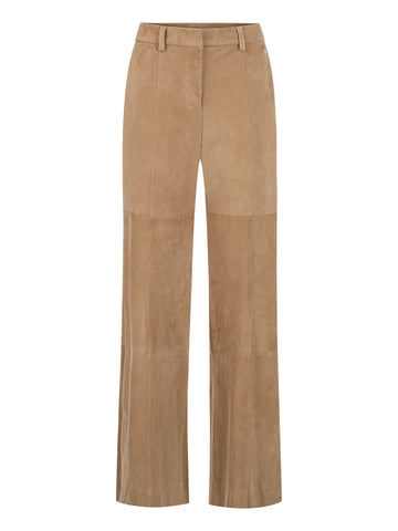 WARRI Wide Fit Hose aus Veloursleder