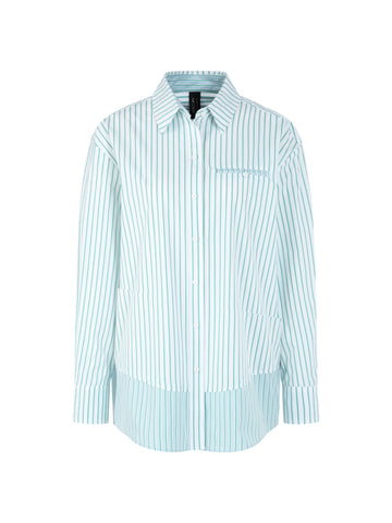 Gestreifte Baumwoll-Hemdbluse