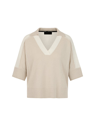 Pullover mit zweifarbigen Design