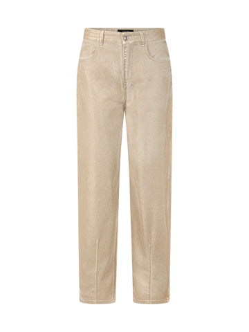RUMA Jeans mit Gold-Finish