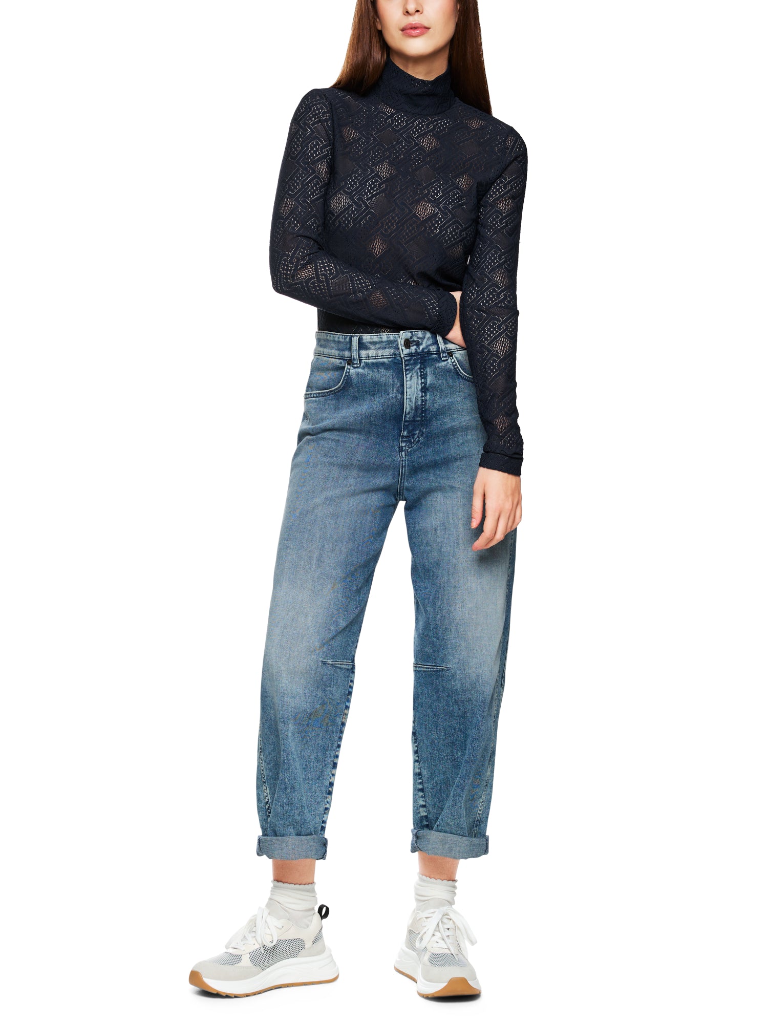 Marc Cain Sports Langarmshirts  dunkelblau