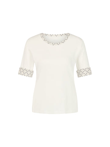 T-Shirt aus Baumwollstretch