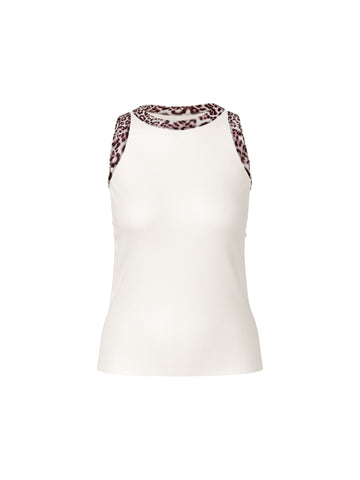 Top mit Leo Print