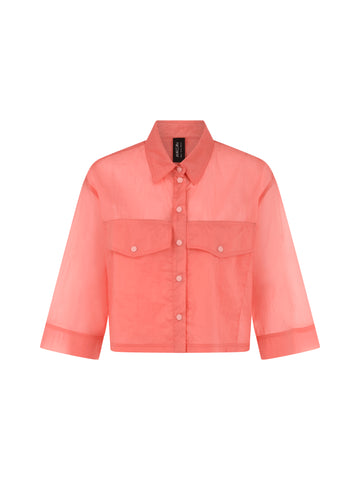 Transparente Hemdbluse