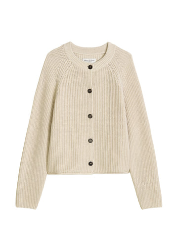 Cardigan Loose aus Heavy-Weight-Cotton