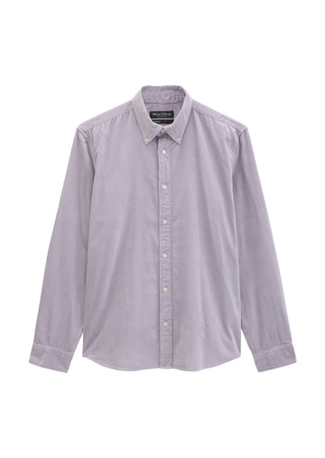 Cord-Hemd im Regular Fit mit Button-Down-Kragen