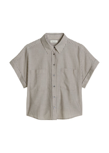 Gestreifte Bluse Regular Fit