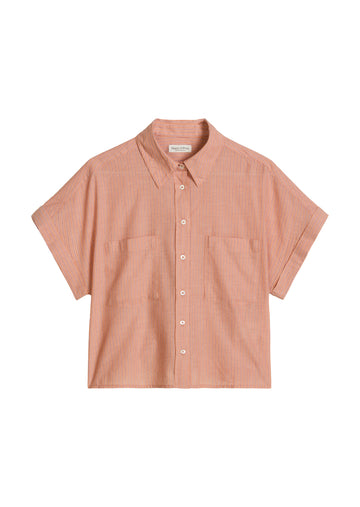 Gestreifte Bluse Regular Fit