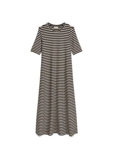 Gestreiftes Jerseykleid