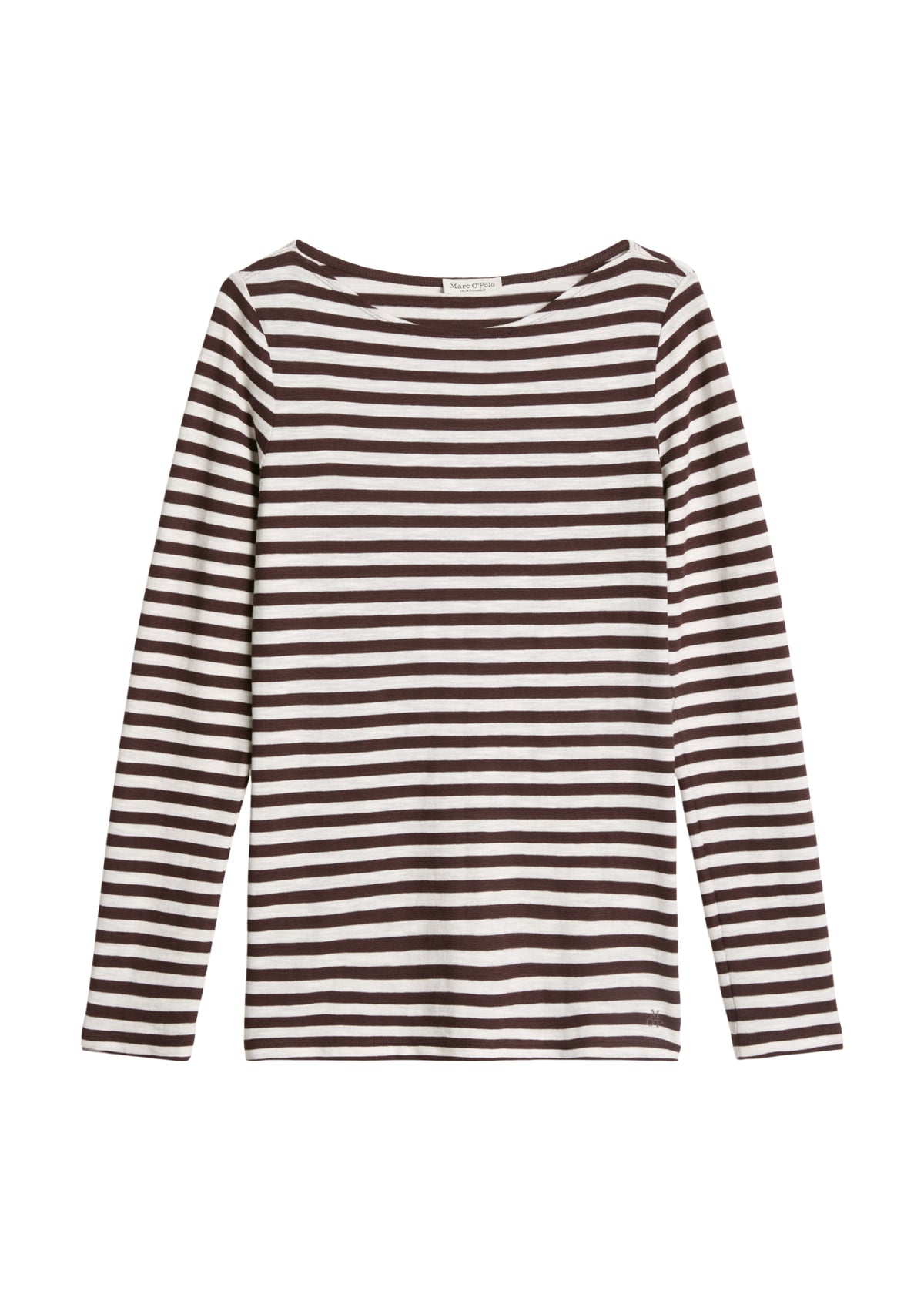 Marc O'Polo Langarmshirts  dunkelrot