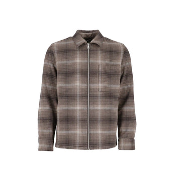 Harrington-Jacke aus Baumwolle mit Karomuster
