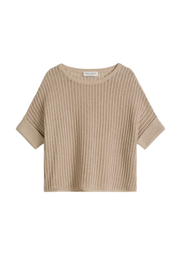Kurzarm-Strickpullover