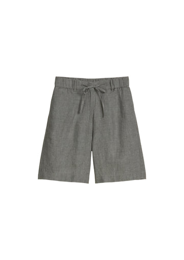 Leinen-Shorts Straight Fit