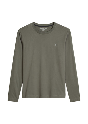 Longsleeve im Shaped Fit mit Rundhalsausschnitt
