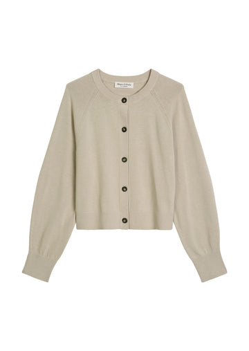 Oversized Cardigan aus Baumwollgarn