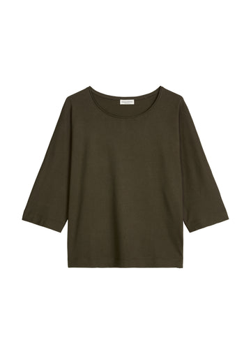 Oversized T-Shirt  aus Feinstrick-Jersey
