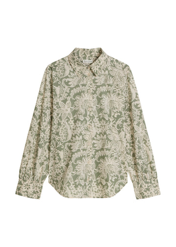 Print-Bluse Regular Fit