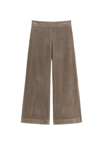 Pull-On-Wide-Leg Hose aus Breitcord