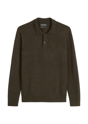 Pullover im Polo-Stil