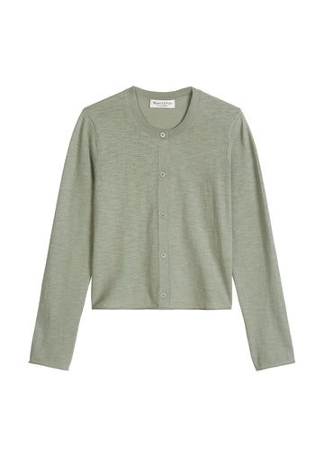 Regular Fit Slub-Cardigan
