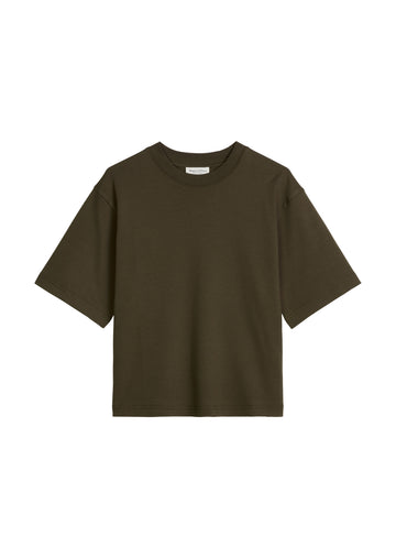 Relaxed T-Shirt aus Interlock-Jersey