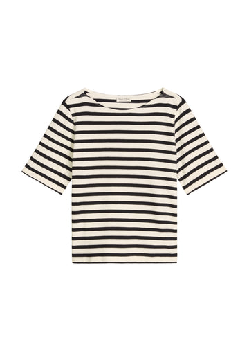 Streifen-T-Shirt Straight Fit