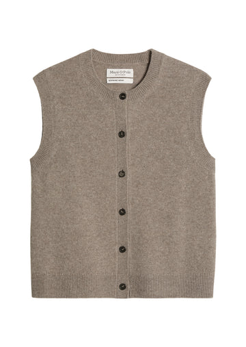 Strickweste im Regular Fit aus flauschiger Lambswool
