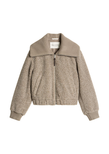 Teddy-Blouson aus weichem Curly-Plüsch