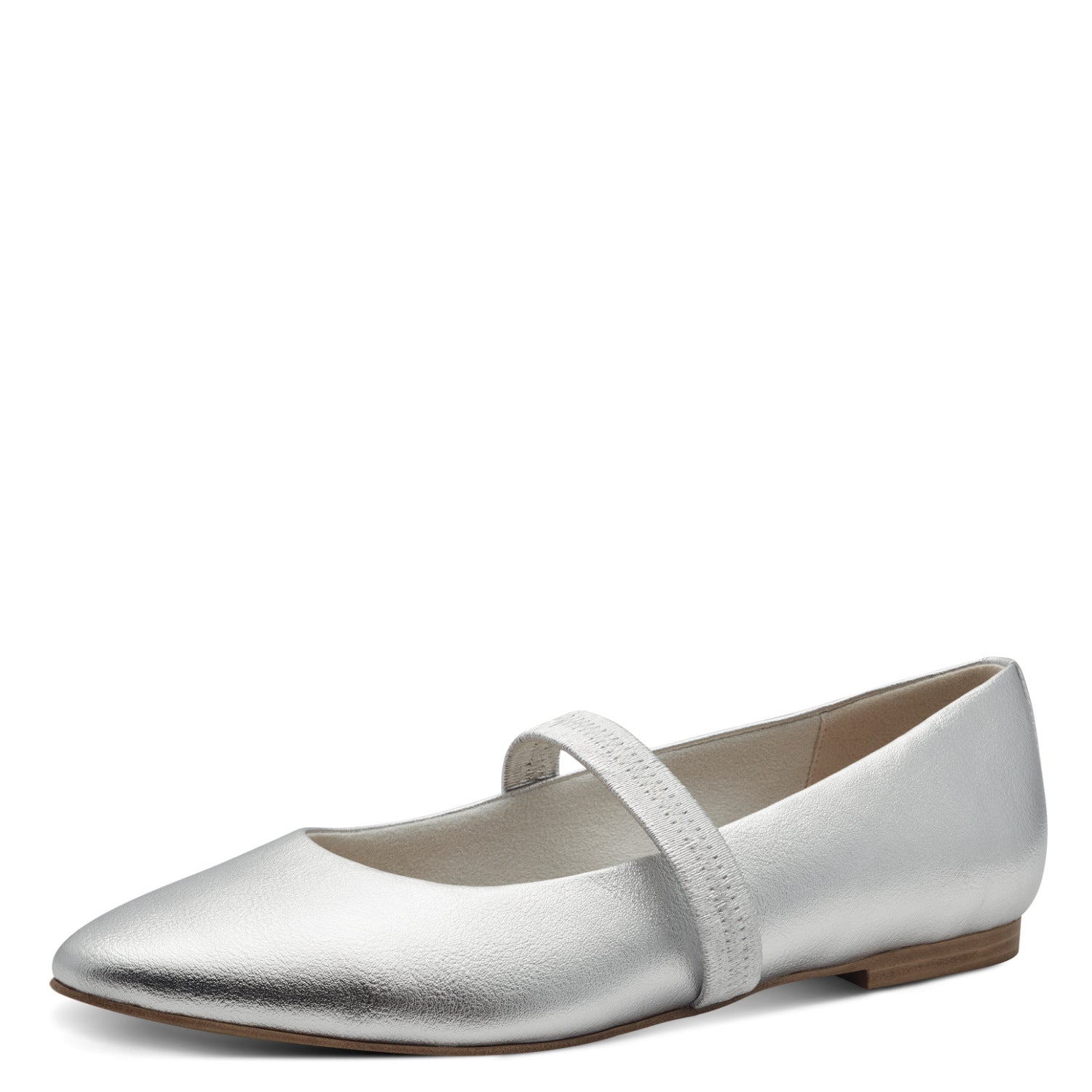 Marco Tozzi Ballerinas  silber