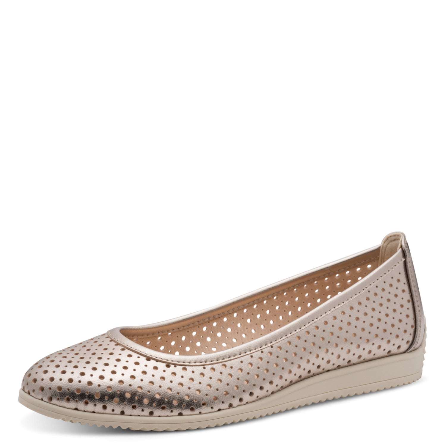Marco Tozzi Ballerinas  gold