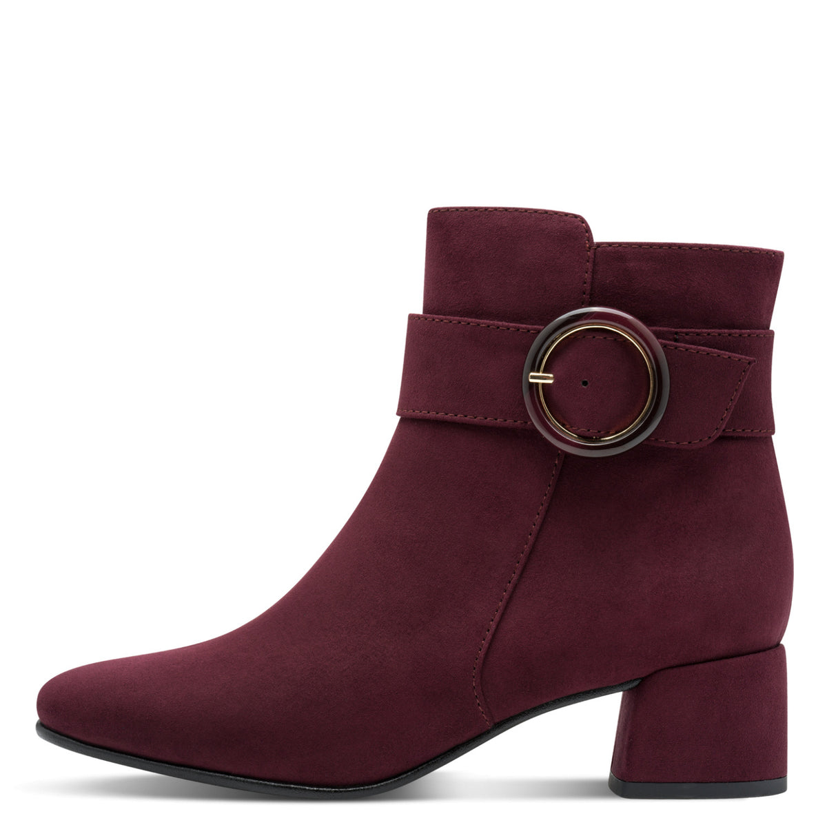 Marco Tozzi Stiefeletten  dunkelrot