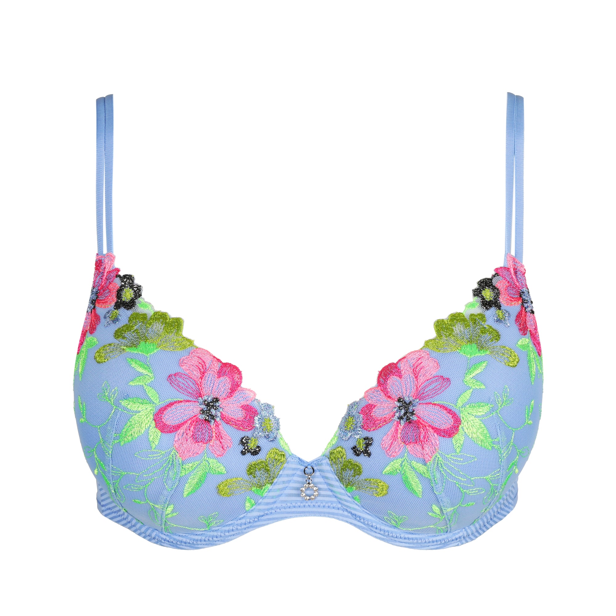 Marie Jo Push-up-BHs  hellblau
