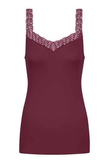 Top mit Spitzen-Detail