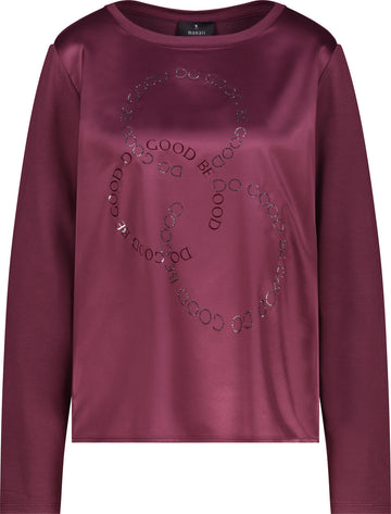 Bluse in Satinoptik