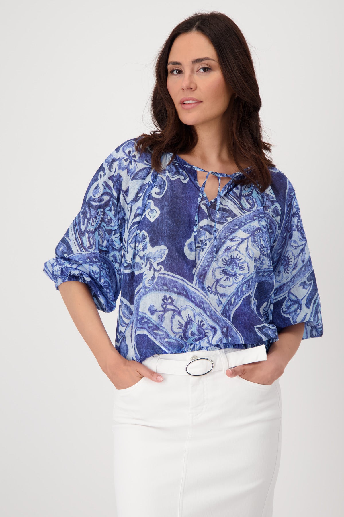 Monari Blusen  blau