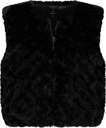 Fellweste mit Reißverschluss