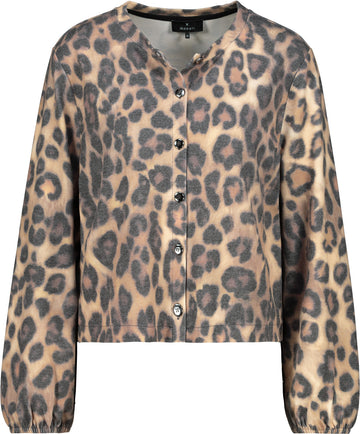 Jacke mit Leopardenmuster